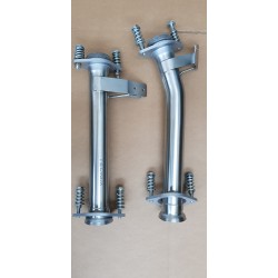 Paire de décatalyseurs gauche et droite pour le GRJ71/GRJ76/GRJ78/GRJ79 (modèle avec simple réservoir à l'arrière uniquement)