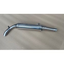 Sortie latérale après tube primaire, Mercedes Classe G W463 350GD, 3.5L TD, châssis court, 1992-1996, avec marche pied