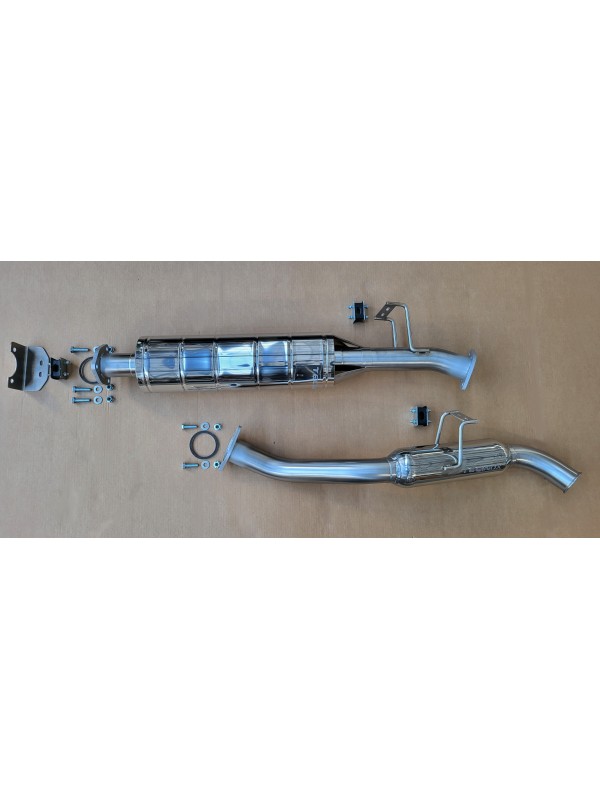 Silencieux central Sport et tube arrière avec résonateur Toyota Land Cruiser GRJ79, 2010-