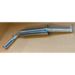 Sortie latérale après tube primaire, Mercedes Classe G W463 350GD, 3.5L TD, châssis court, 1992-1996, sans marche pied