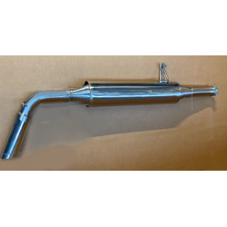 Sortie latérale après tube primaire, Mercedes Classe G W463 350GD, 3.5L TD, châssis long, 1992-1996, sans marche pied