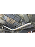 Ligne d'échappement complète après (dé)catalyseur Toyota Land Cruiser HDJ100 1998-2007