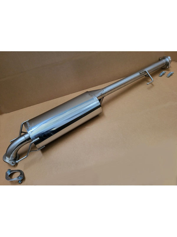 Intermédiaire avec silencieux Standard après fap, Toyota Hilux Vigo 2.5L & 3.0L D4D 2011-2016